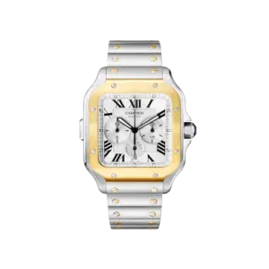 Santos de Cartier XL Chronograph Steel/Gold